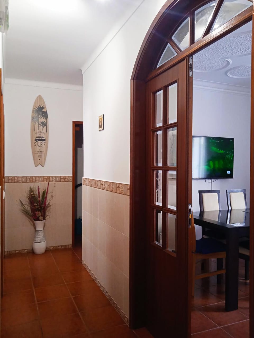 Dining area, hair dresser