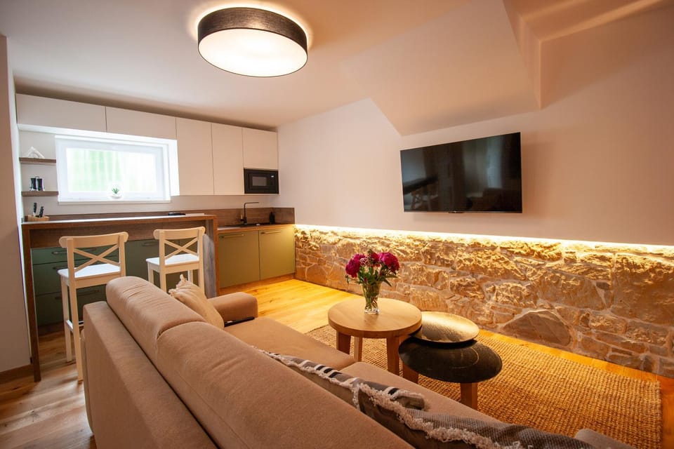 Communal lounge/ TV room, TV and multimedia, Kitchen or kitchenette, Living room, Seating area