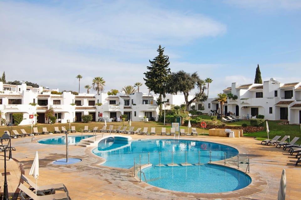 Property building, Living room, Swimming pool