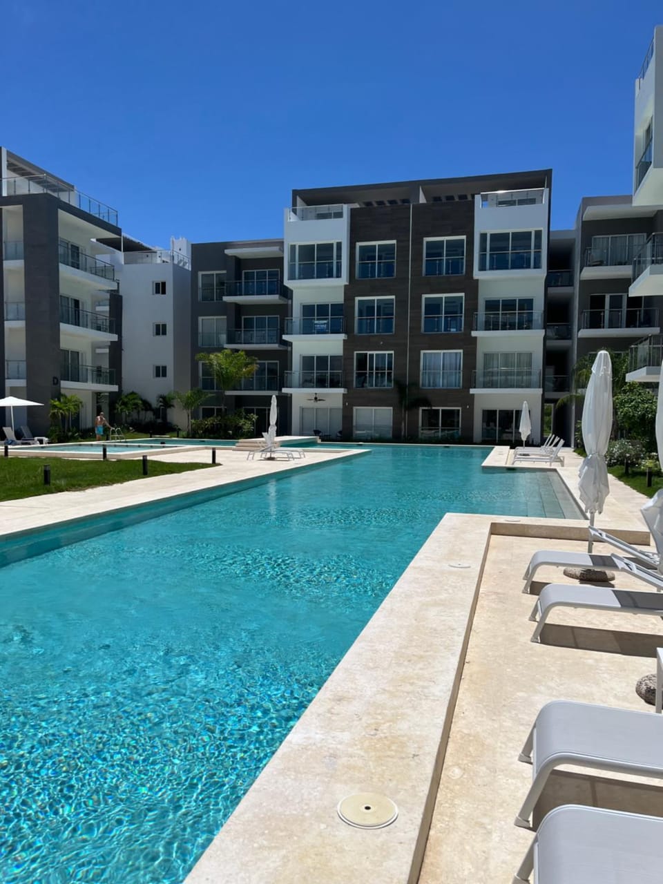 Property building, Pool view, Swimming pool