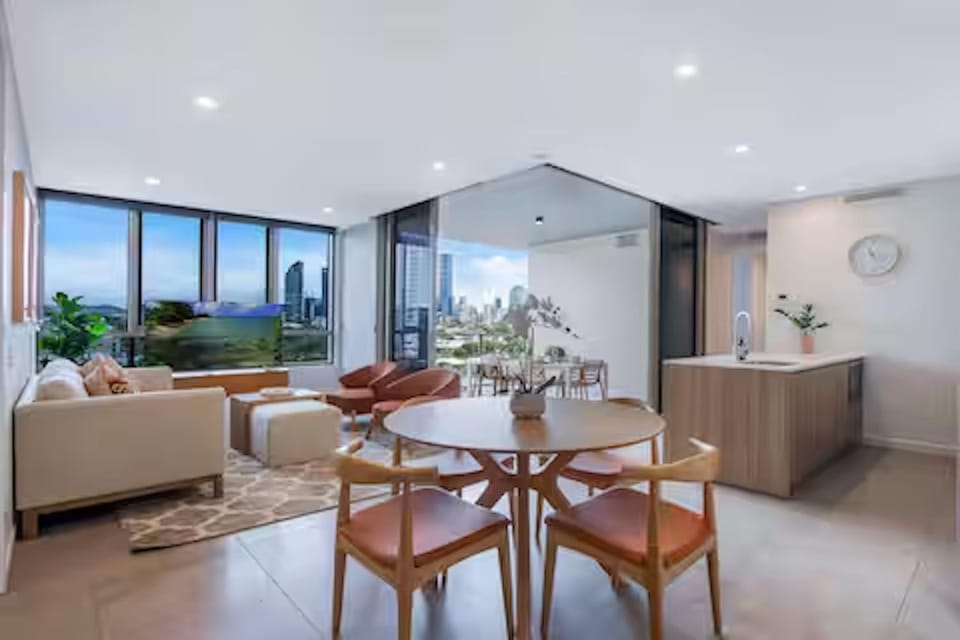 Living room, Seating area, Dining area
