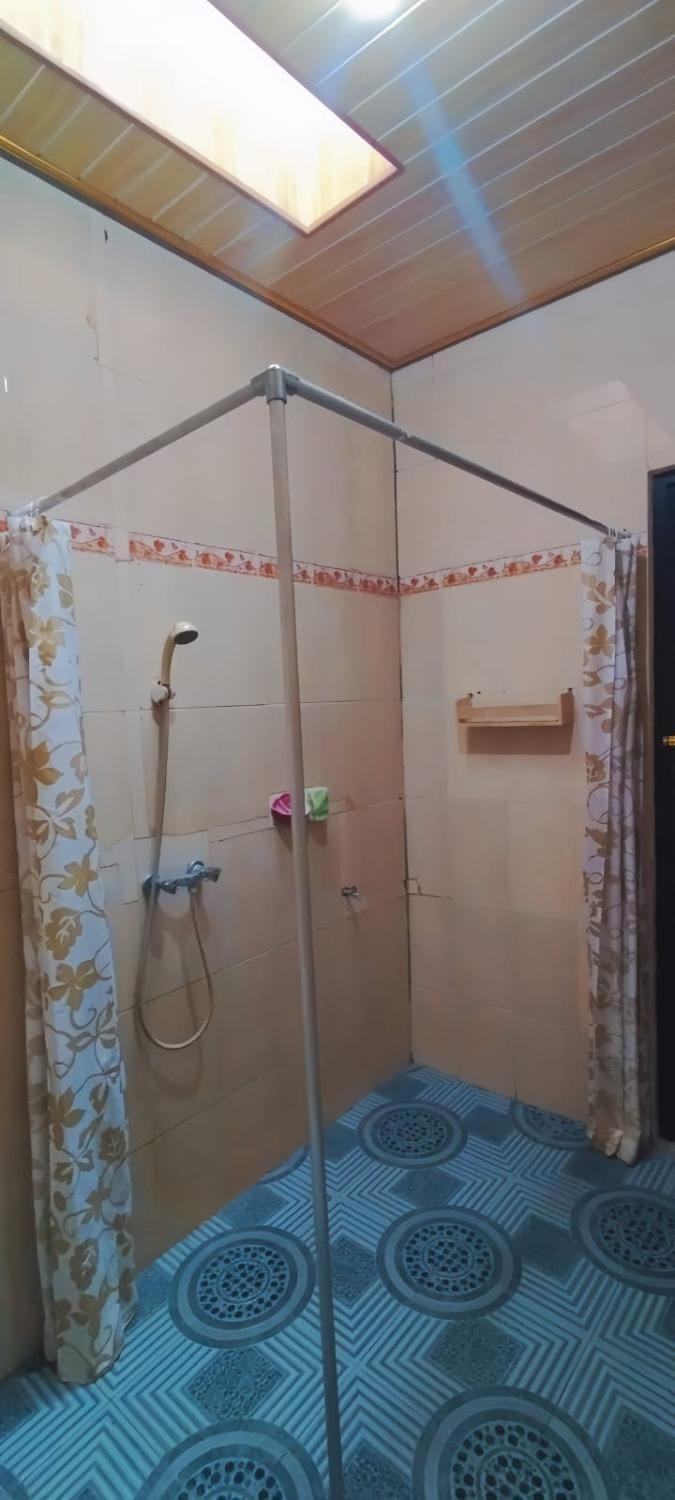 Shower, Property building, Bathroom
