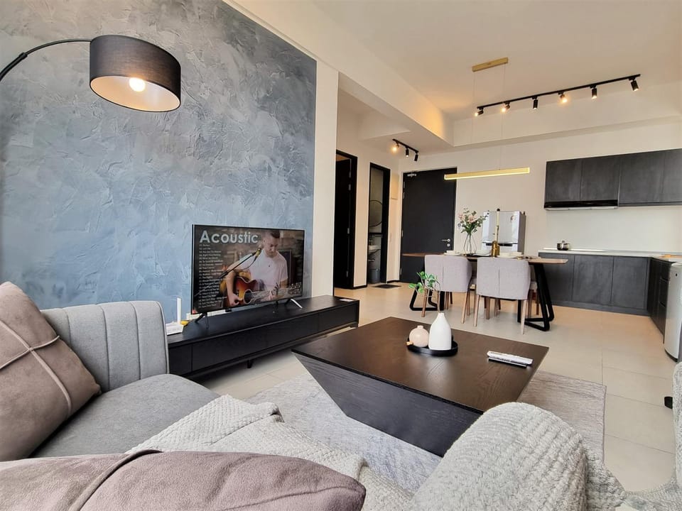 TV and multimedia, Kitchen or kitchenette, Living room, Seating area