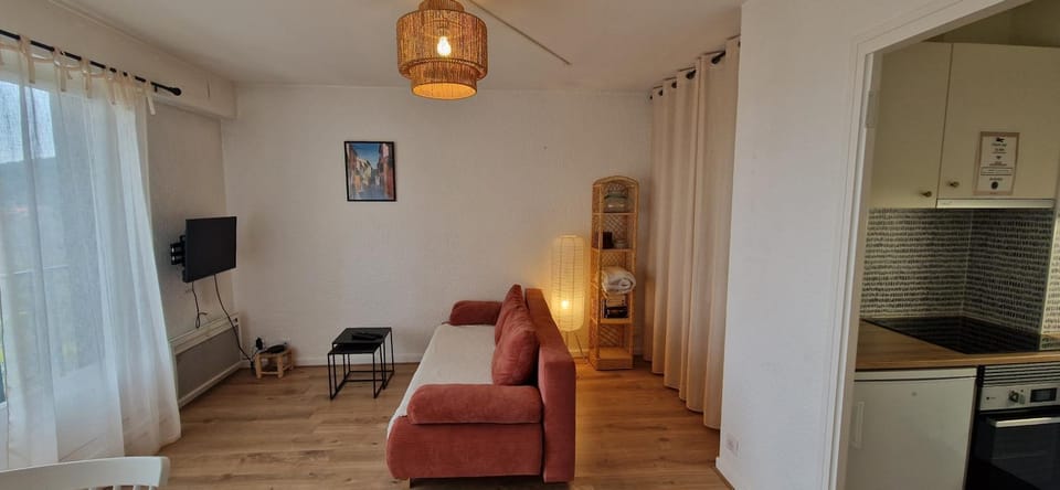 TV and multimedia, Kitchen or kitchenette, Living room, Seating area