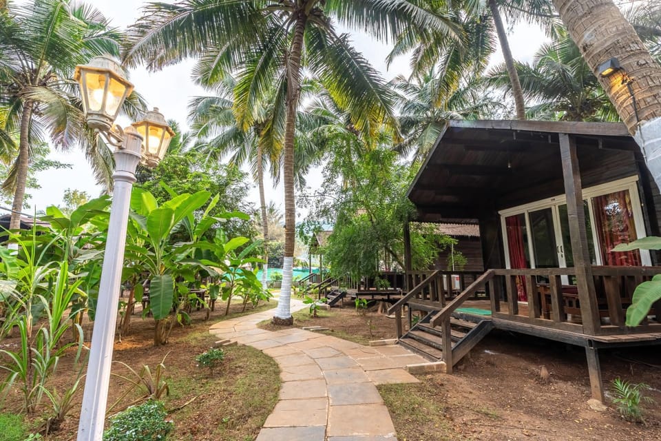 Property building, Garden view