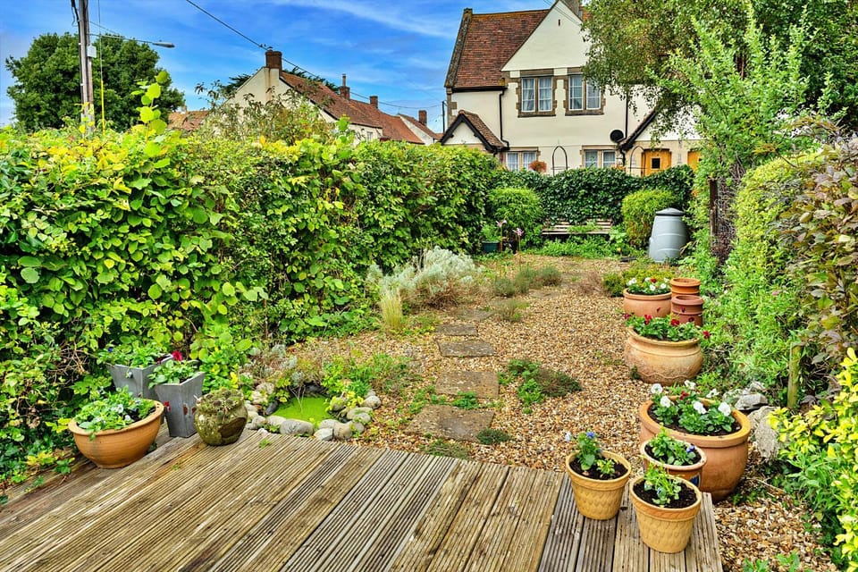 Patio, Spring, Day, Garden, Garden view