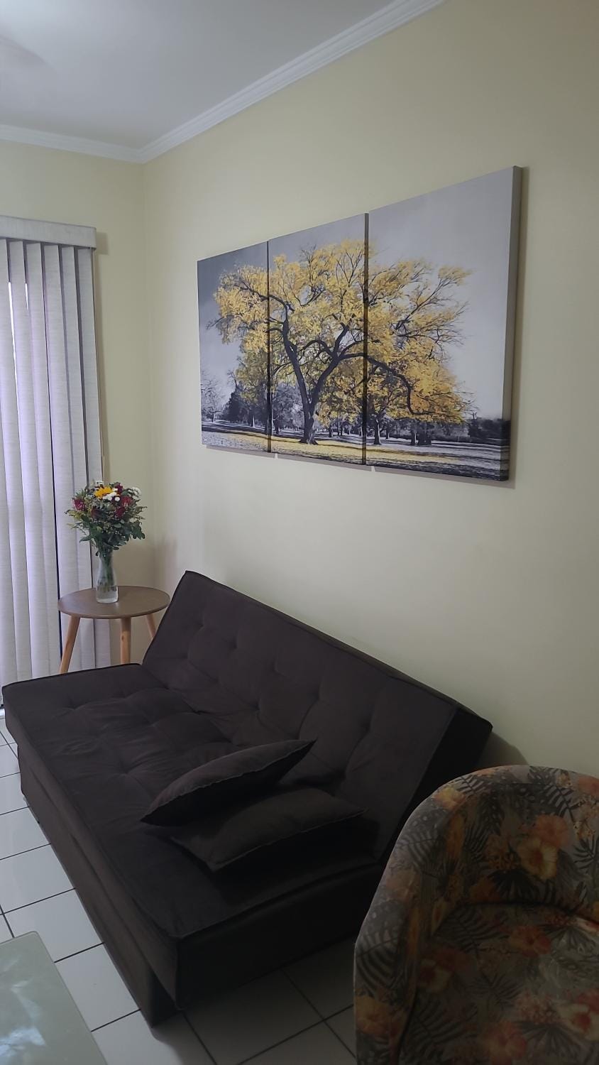 Frente Vista Mar com Varanda WI FI 300mbps e 10m da praia da TUPI - ESTACIONAMENTO gratuito e AR condicionado Apartment in State of São Paulo
