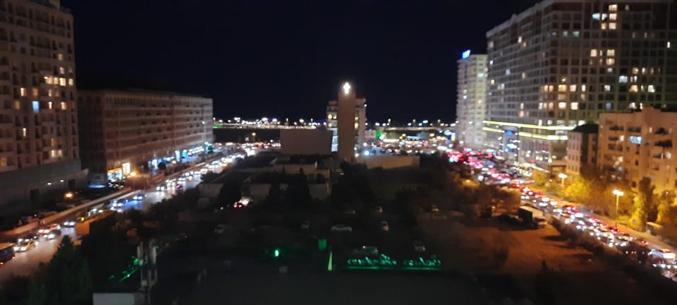 Night, City view, Street view, Location