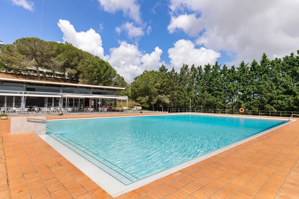 Property building, Living room, Swimming pool