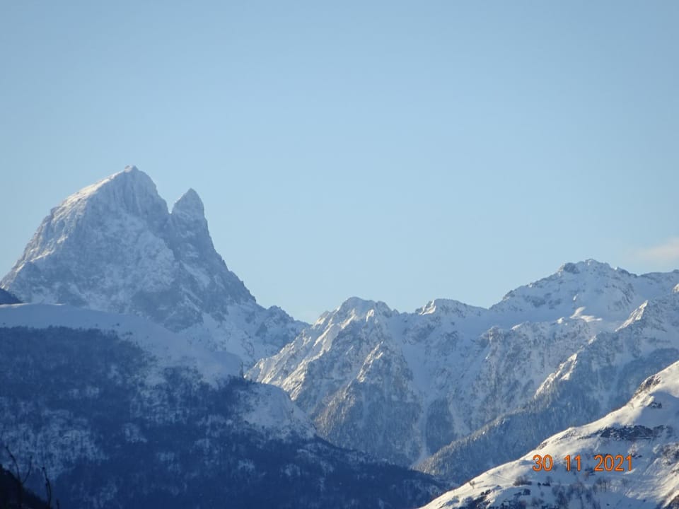 Natural landscape, Winter, Mountain view
