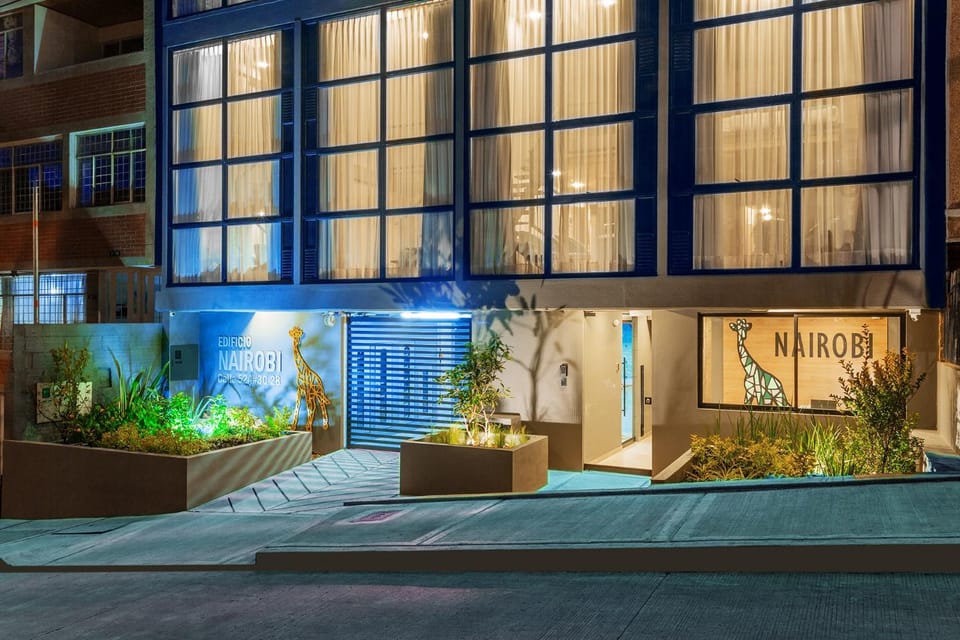 Property building, Night, Garden, Garden view