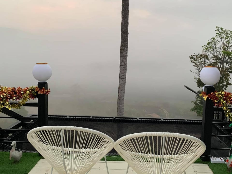 Natural landscape, Seating area, Mountain view