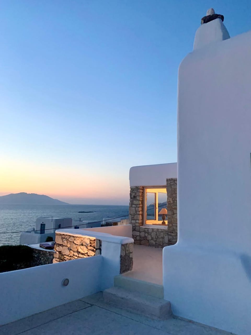 Property building, Sunset