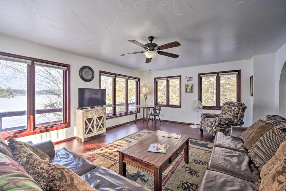 Snowmobile, Ice Fish & Explore! Lang Lake Cabin Cabin in Wisconsin