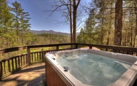 Hot Tub, Mountain view