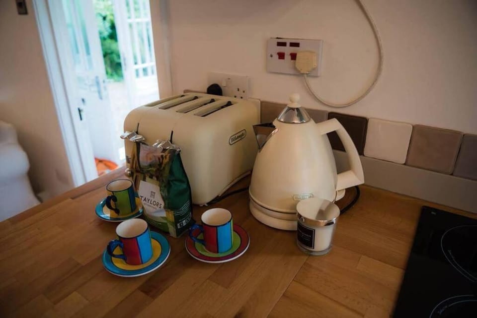 Kitchen or kitchenette, toaster