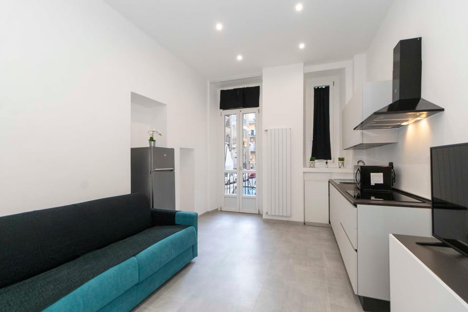 Kitchen or kitchenette, Living room, Dining area