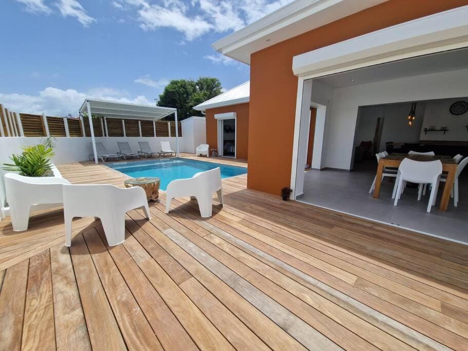 Villa K'araïbes - Saint François - Jusqu'à 6 personnes et 1 bébé Villa in Grande-Terre, Guadeloupe