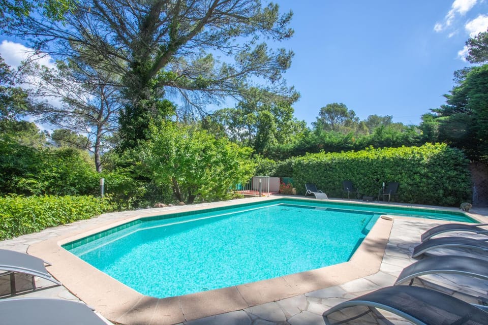 Property building, Living room, Swimming pool