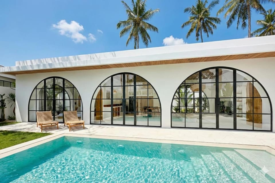 Garden, Pool view, Swimming pool, sunbed