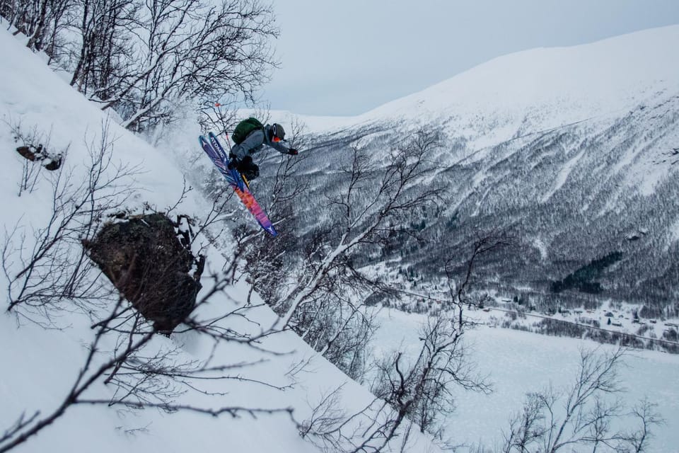 Natural landscape, Winter, Skiing