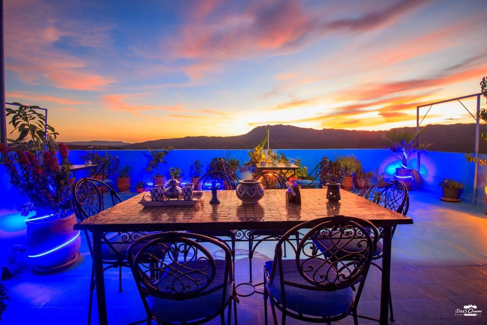 Natural landscape, View (from property/room), Balcony/Terrace, Mountain view, Sunset