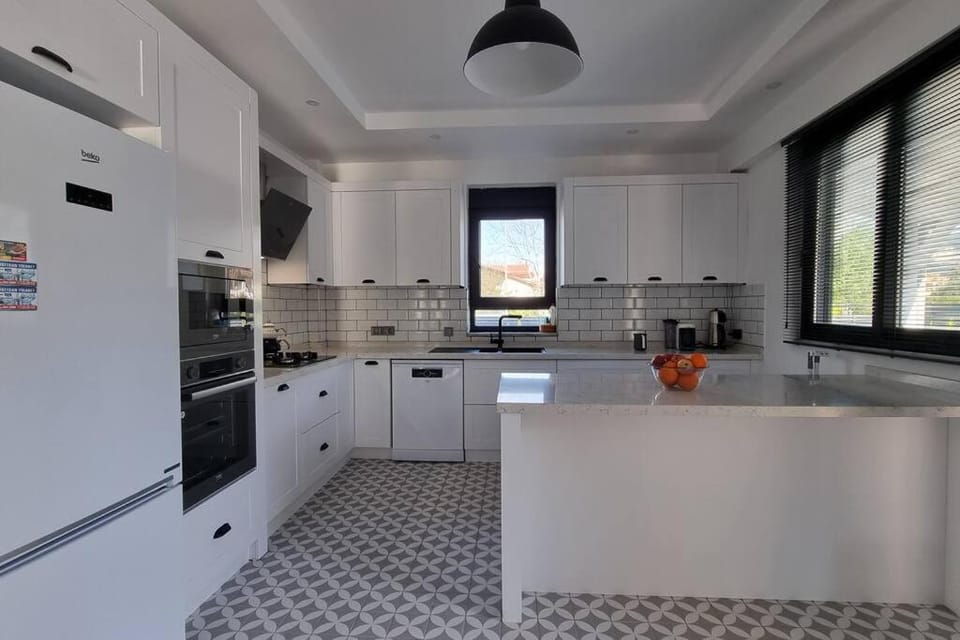 Kitchen or kitchenette, dishwasher, minibar, oven, stove