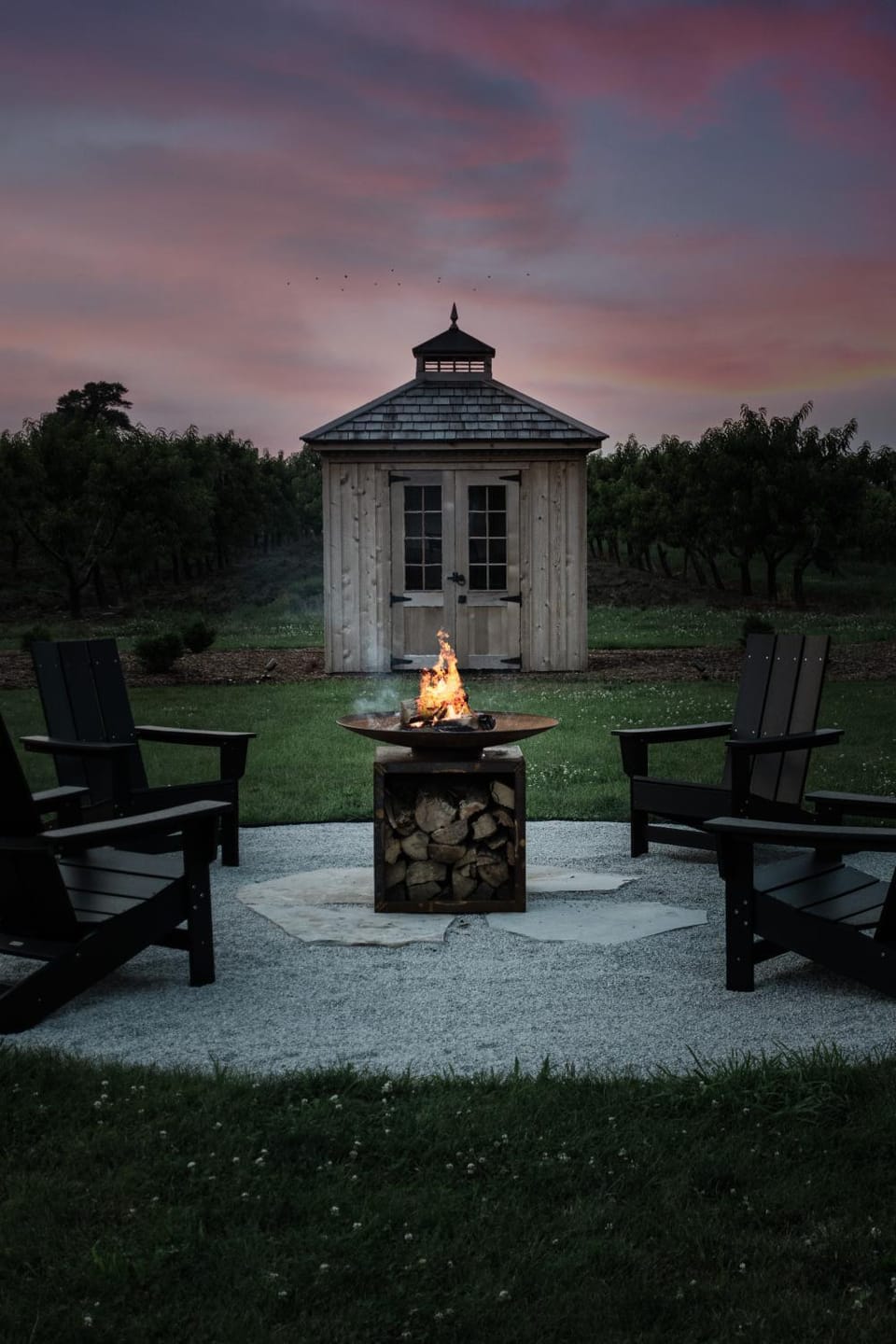 Night, Natural landscape, Seating area, Sunrise, Sunset, flat iron