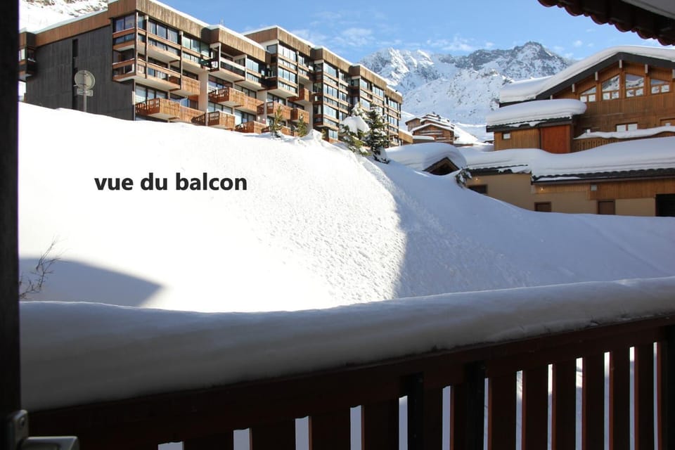 Résidence Hauts De La Vanoise - VAL THORENS location: petit appartement confortable pour 4 personnes avec un grand balcon MAE-9039 Apartment in Les Allues