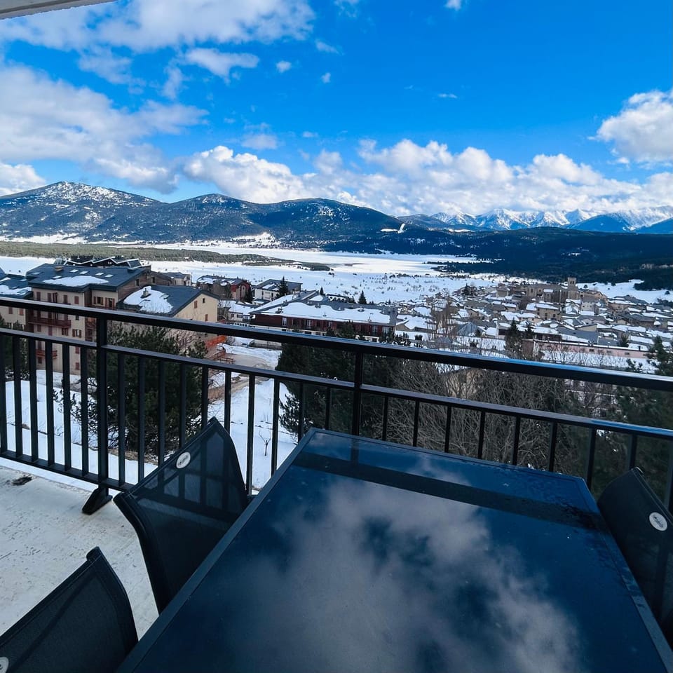 Natural landscape, Winter, Balcony/Terrace, Mountain view