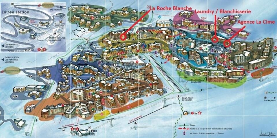 Résidence Roche Blanche - VAL THORENS location: studio pour 2 personnes dans le centre (résidence roche blanche) MAE-9114 Apartment in Val Thorens