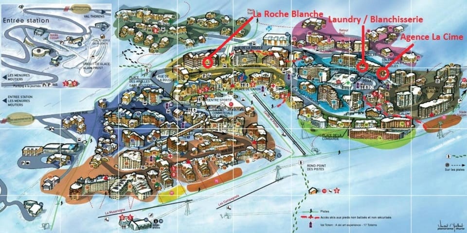 Résidence Roche Blanche - VAL THORENS location: studio rénové pour deux personnes MAE-9121 Apartment in Val Thorens