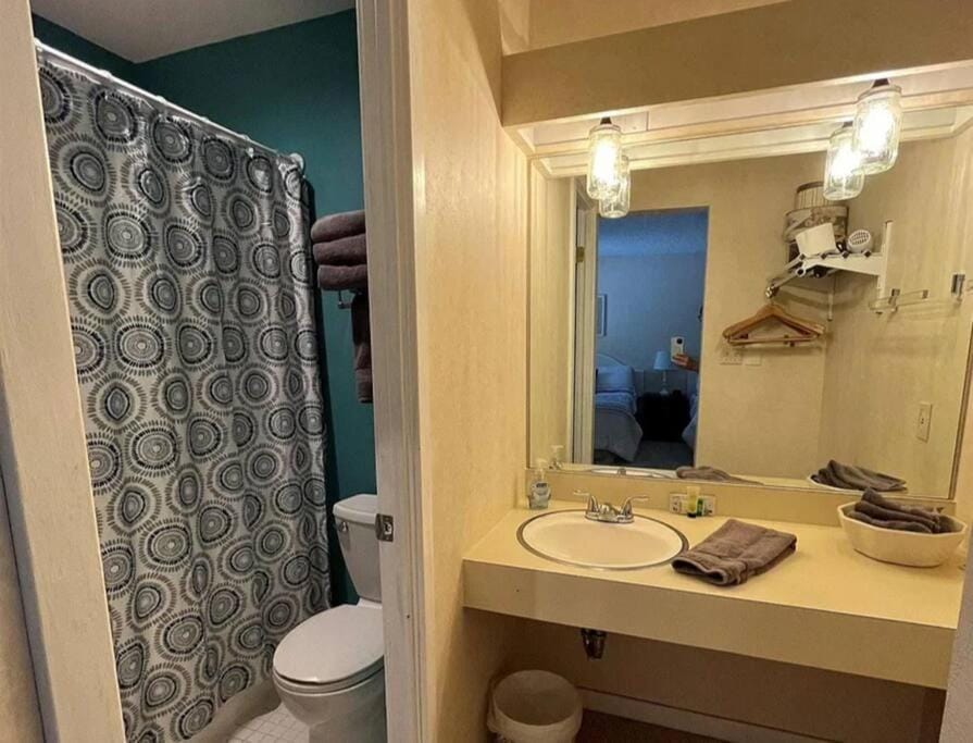 Shower, Toilet, Bathroom, towels