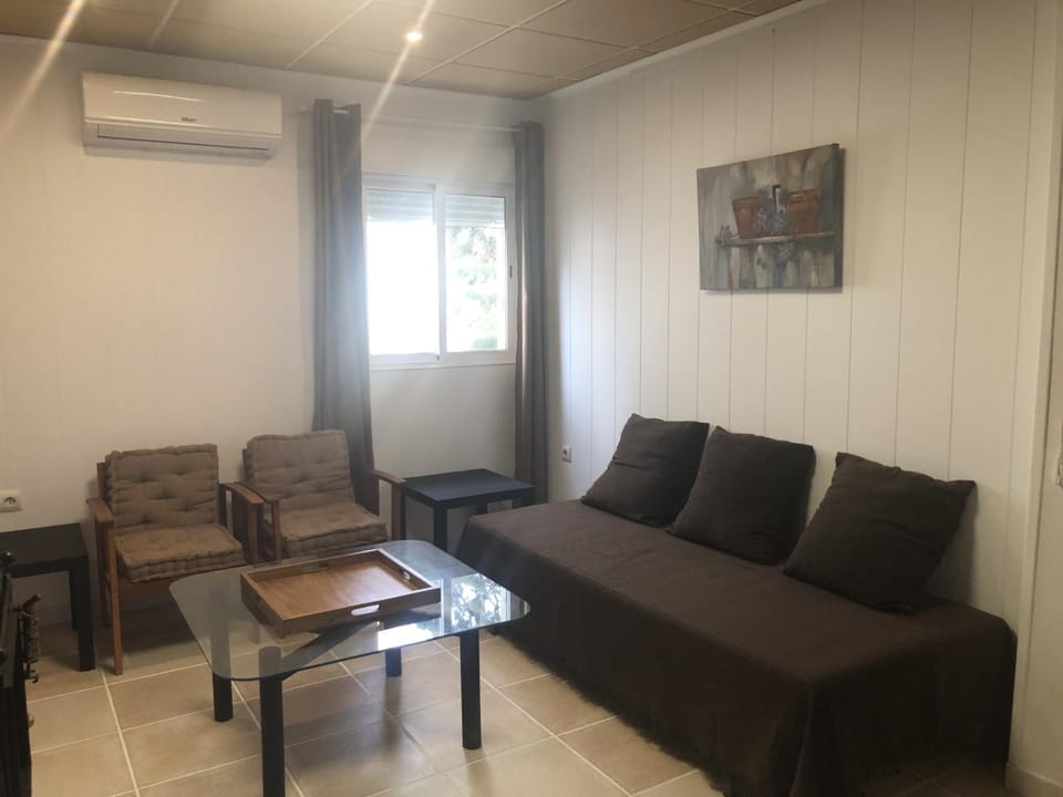 Living room, air conditioner