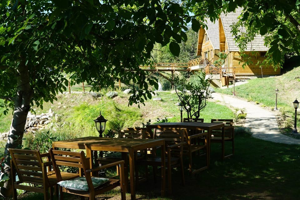 Spring, Day, Natural landscape, Garden, Dining area, Garden view