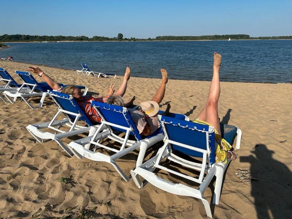 Beach, Lake view, sunbed