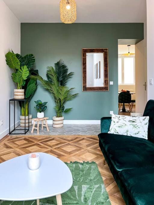 Hyper-centre de Grenoble, ambiance tropicale, wifi fibre Apartment in Grenoble
