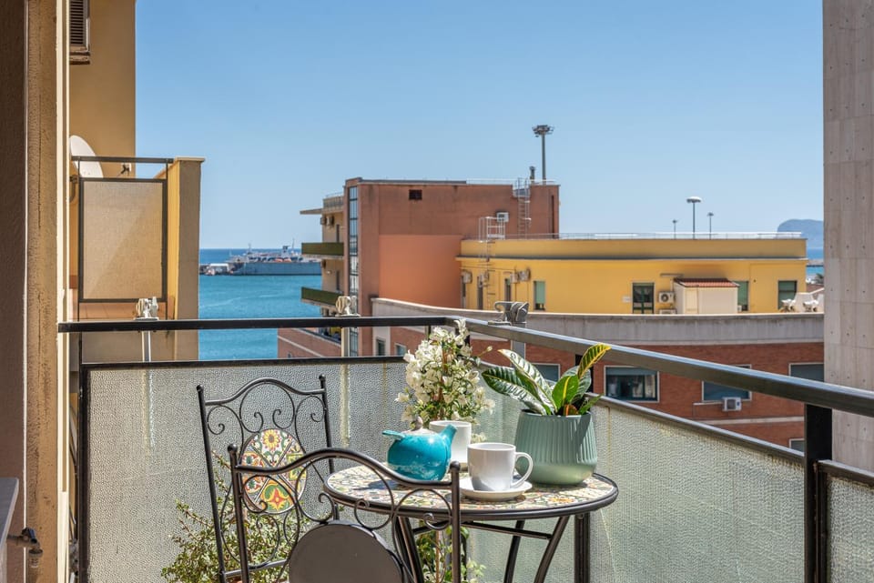 Property building, Day, View (from property/room), Balcony/Terrace, Sea view