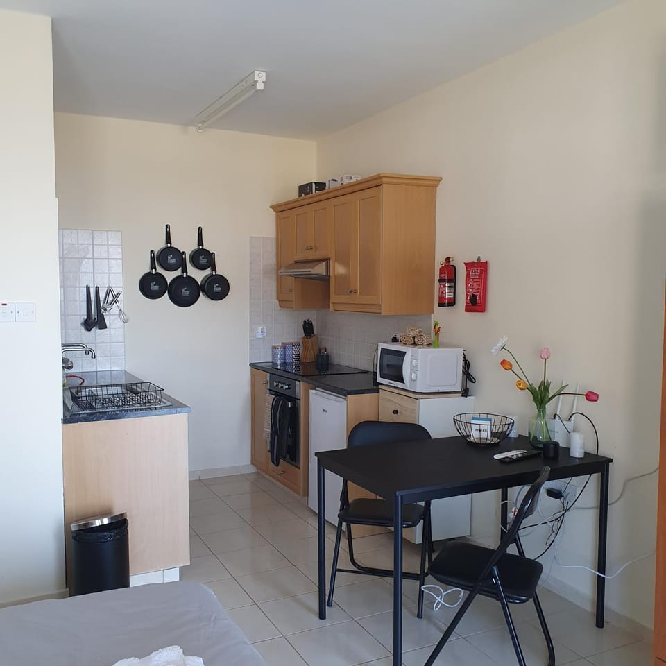 Kitchen or kitchenette, Dining area, minibar, pet friendly, stove, toaster