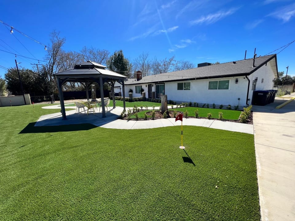 Children play ground, Garden, Minigolf