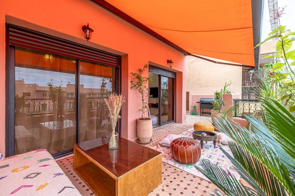 Le Jasmin - Appartement Authentique à Gueliz Apartment in Marrakesh