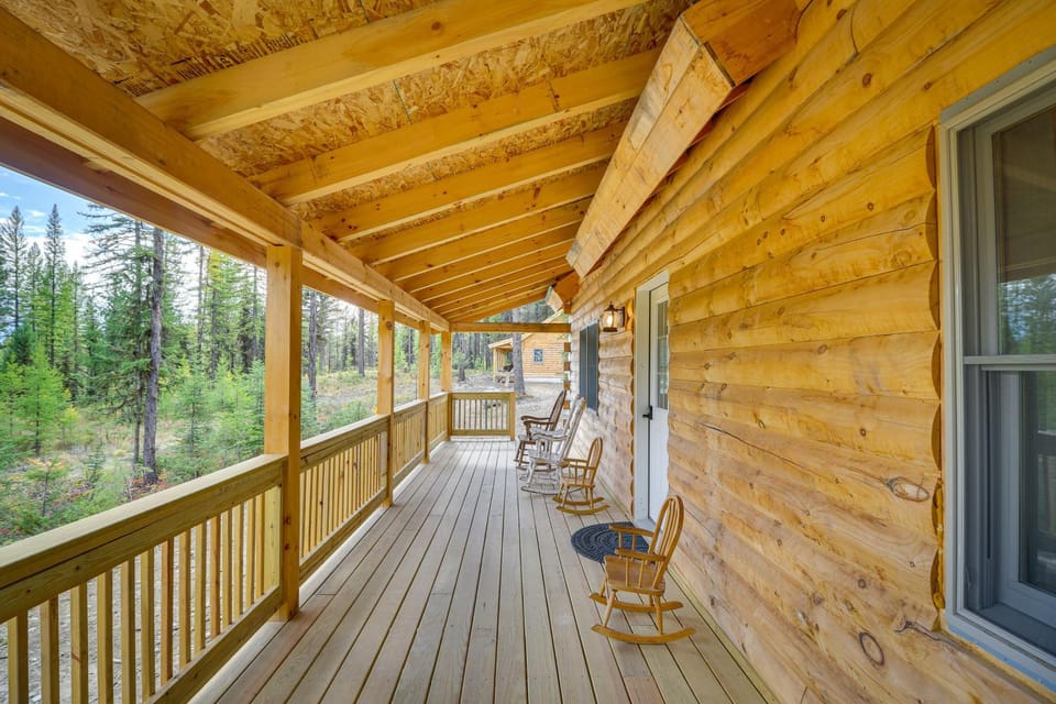 Secluded Cabin w/ Mtn Views ~ 33 Mi to Bigfork! Cabin in Montana