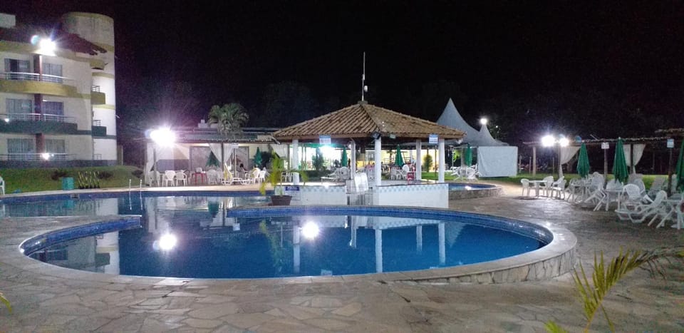 Property building, Night, Pool view