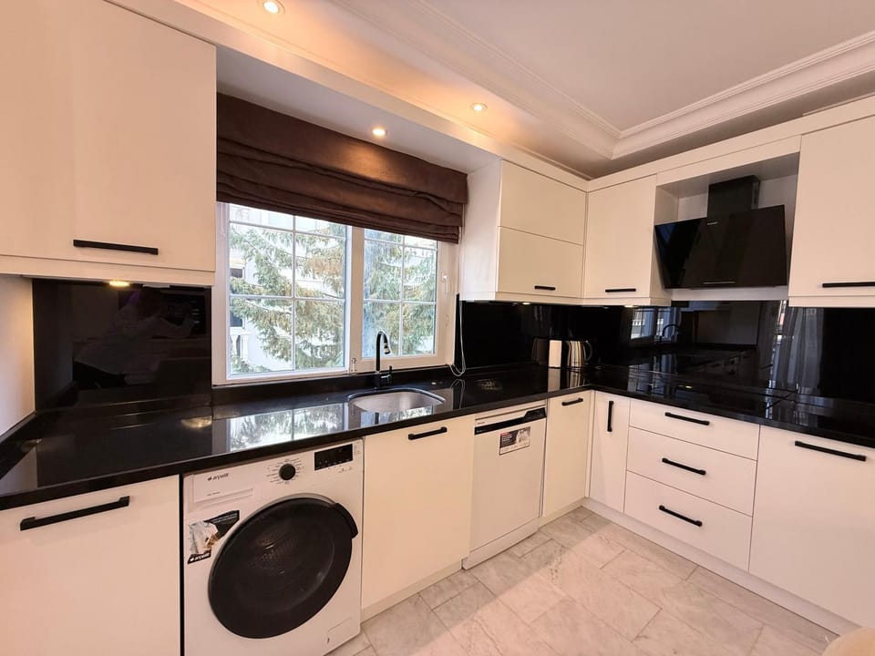 dishwasher, microwave, oven, stove, washing machine, kitchen