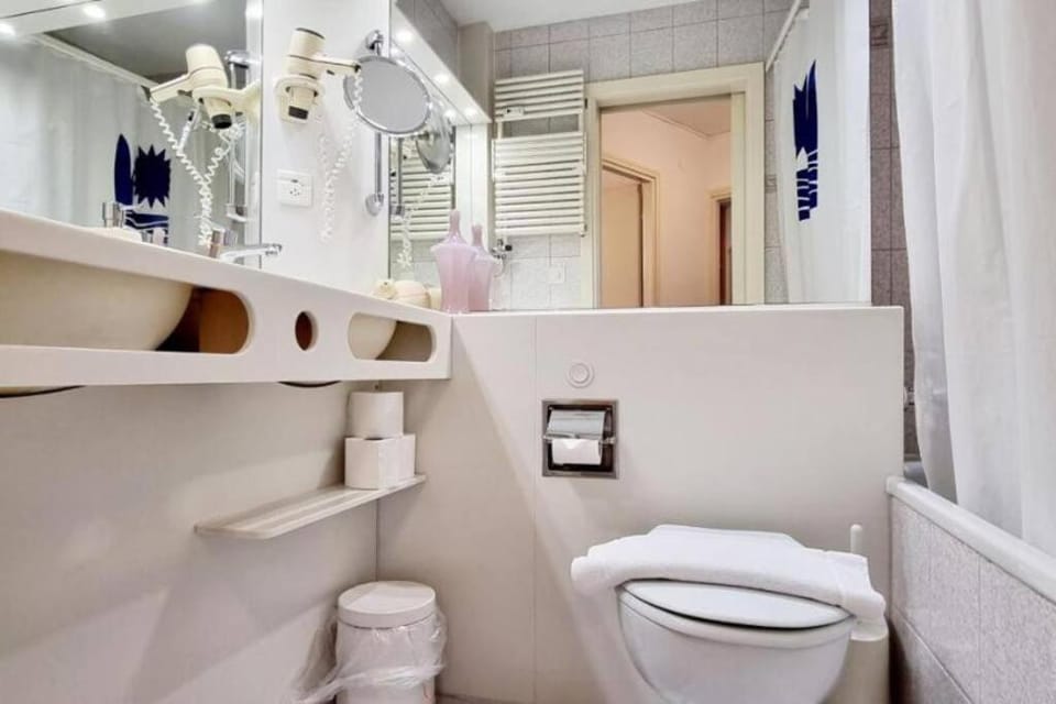 Toilet, Bathroom, towels