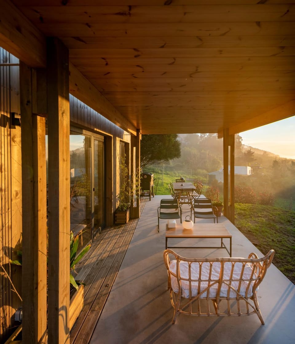 Doni Wood House, casa en la playa de Doniños House in Galicia