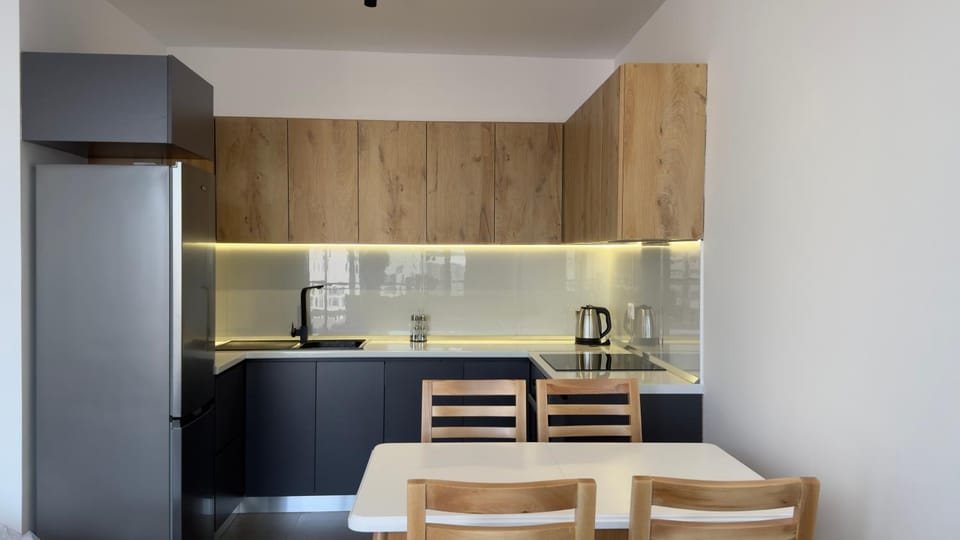 Kitchen or kitchenette, Dining area, oven, stove