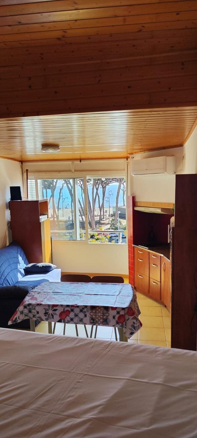 Bed, Kitchen or kitchenette, Living room, Dining area