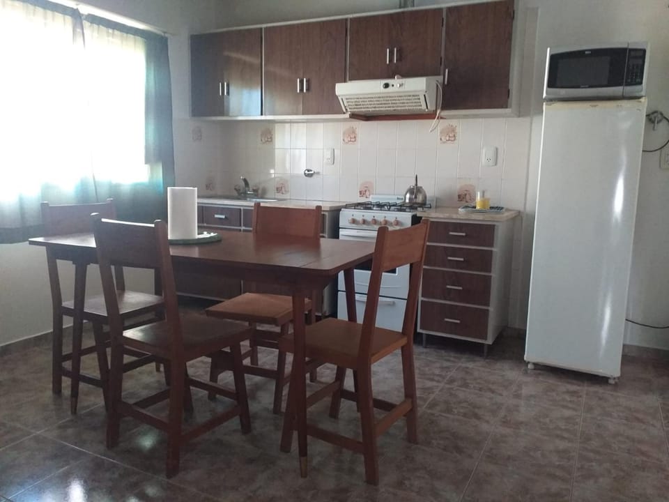 Kitchen or kitchenette, microwave