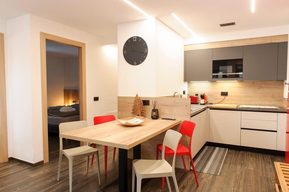 Kitchen or kitchenette, Living room, Dining area
